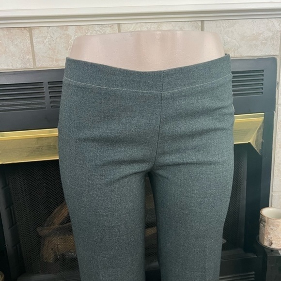Elevenes for Anthropologie the Brighton, Grayish Green Boot Cut Pants. - Picture 3 of 15